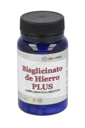 Price Drop iron bisglycinate plus 60 capsules Alfa Herbal