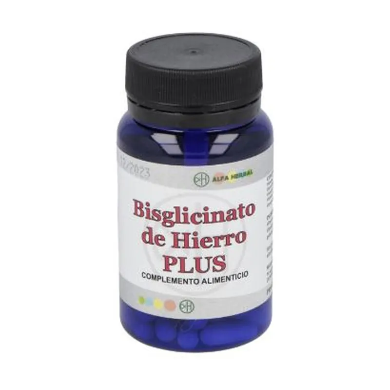 Price Drop iron bisglycinate plus 60 capsules Alfa Herbal