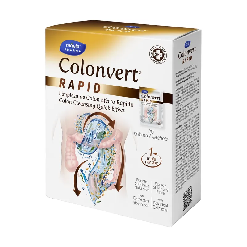 Colonvert rapid colon and intestinal transit 20 packets Mayla Last Chance