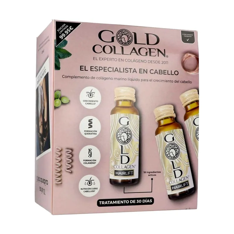 While Supplies Last Gold collagen hairlift hair growth 30 ampoules of 50ml Gold Collagen