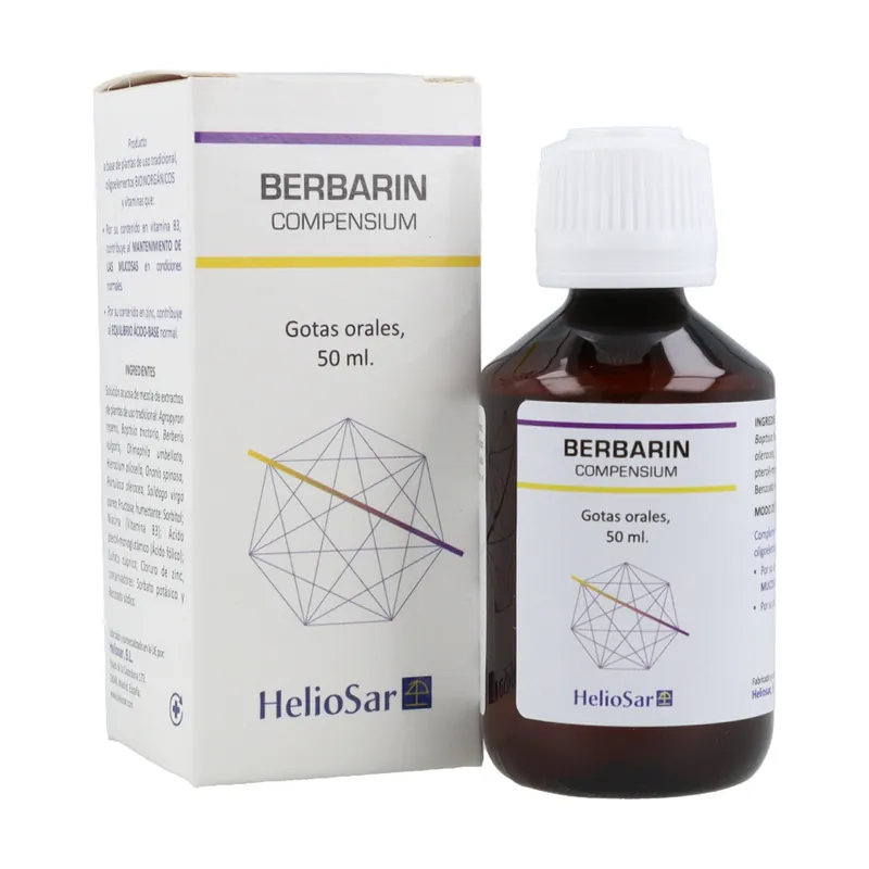 Fast Shipping Berbarin compensium renal and urinary function 50 ml Heliosar