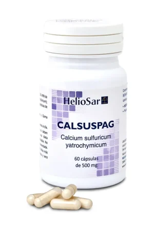 Limited Time Calsuspag calcium sulfide 60 capsules of 500mg Heliosar