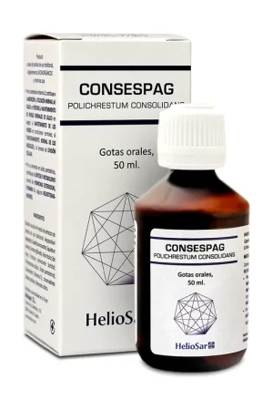 Certified Consespag polichrestum consolidans maintenance of bones and muscles 50 ml Heliosar