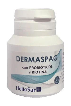Dermaspag probiotics skin, hair and mucous membranes 30 capsules of 500mg Heliosar While Supplies Last