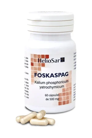 Foskaspag phosphoric potassium 60 capsules of 500mg Heliosar New Arrival