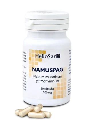 New Release Namuspag natrum muriaticum skin, vision and mucous membranes 60 capsules of 500mg Heliosar
