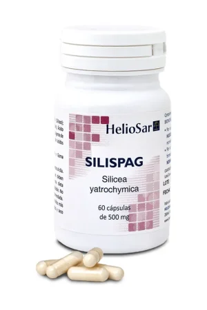 One Day Deal Silispag silicea silicon dioxide 60 capsules of 500mg Heliosar