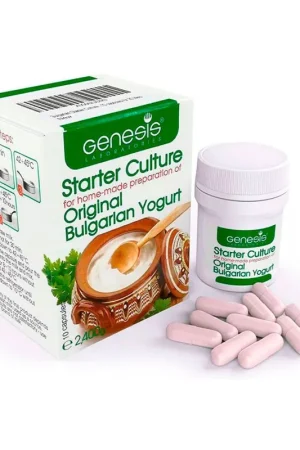 Original Bulgarian yoghurt ferment capsules 10 capsules Génesis Probióticos Shop Now