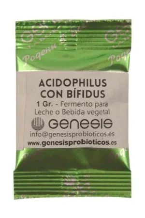 Acidophilic yoghurt ferment with bifidus 1 packets Génesis Probióticos Express Delivery