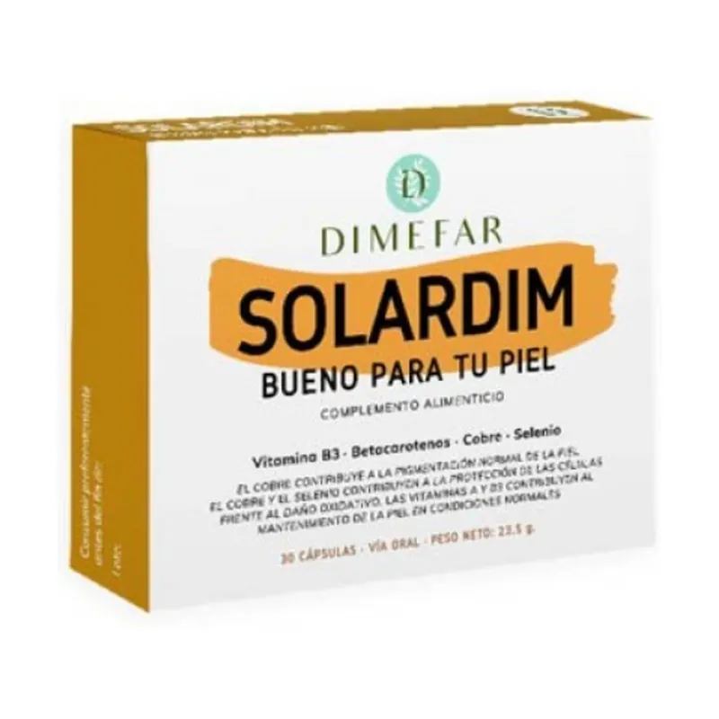 Weekend Sale Solardim good for your skin 30 capsules Dimefar