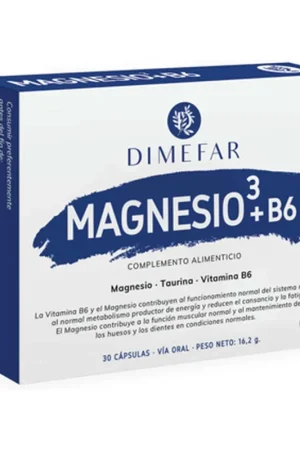 Magnesium3+B6 30 capsules Dimefar Trusted Brand