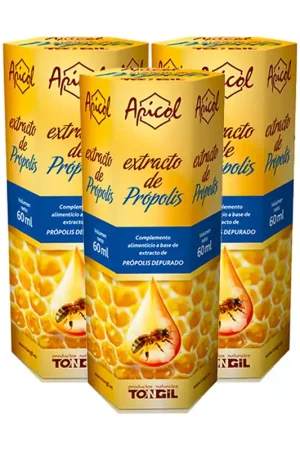 Apicol propolis extract pack 3 units of 60ml Tongil Limited Offer