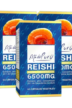 Top Rated Pack Reishi 6,500mg 3 units of 60 capsules Estado Puro