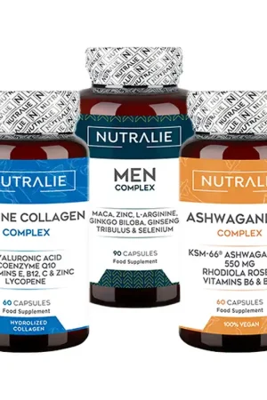 Weekend Sale Pack for him ashwagandha + marine collagen + men complex 60 + 60 + 90 capsules Nutralie