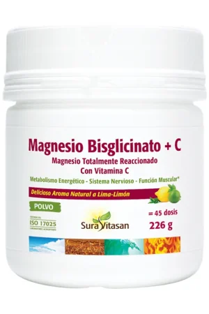 Magnesium bisglycinate + C 226 g of powder Sura Vitasan Best Price
