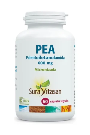 PEA palmitoylethanolamide 60 vegetable capsules Sura Vitasan Fresh Stock