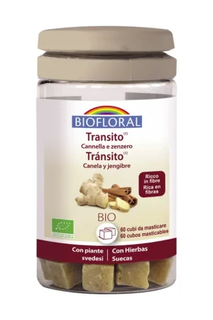 Price Drop Bio transit chewable cubes 60 units of 1g Biofloral