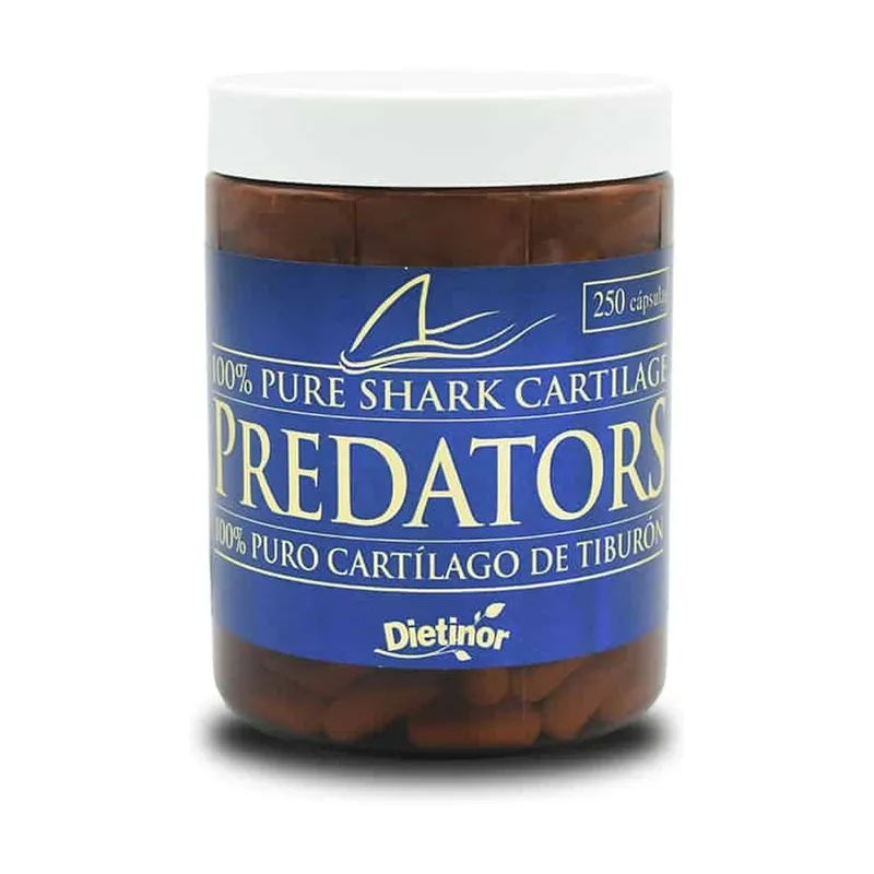Price Cut Predators 100% Shark Cartilage 750mg 250 capsules of 750mg Dietinor