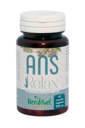Ans Relax relaxing 60 vegetable capsules of 500mg Herdibel Latest