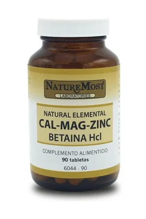 Cal mag zinc betaine hcl 90 tablets Naturemost Express Delivery