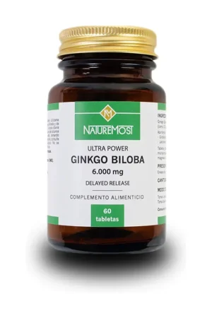 Same Day Shipping Ginkgo biloba ultra power 60 tablets of 6000mg Naturemost