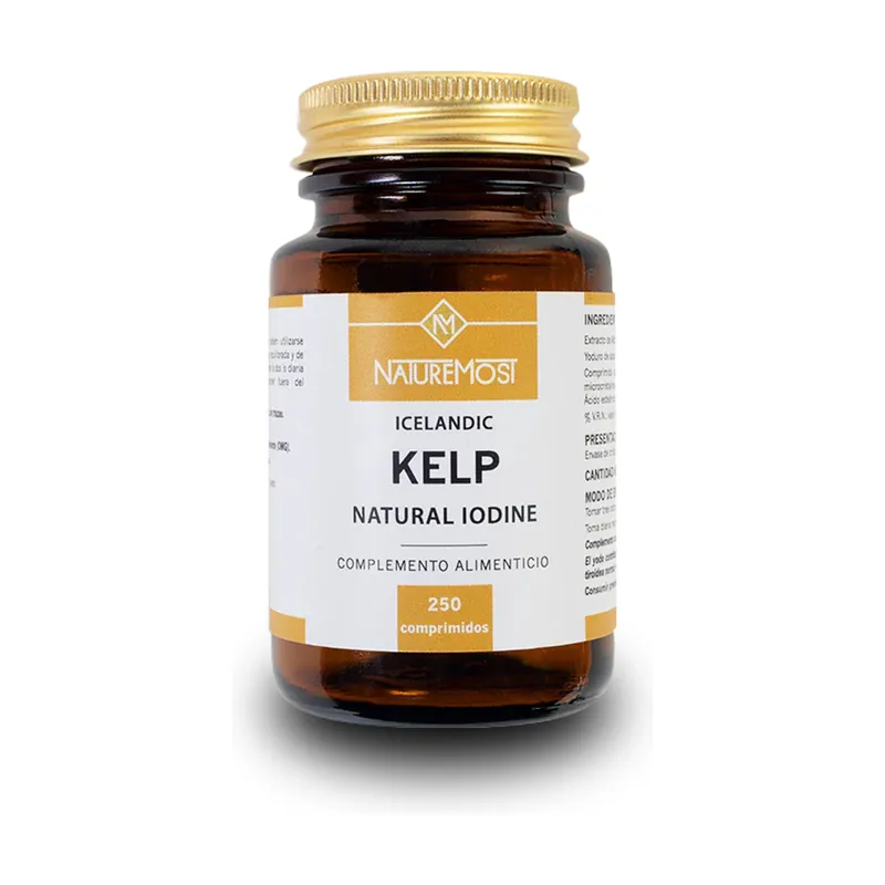 Icelandic kelp natural iodine thyroid 250 tablets Naturemost Trending