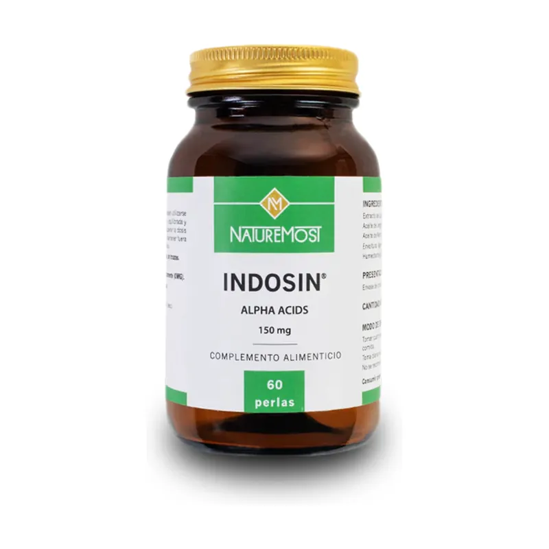 Crafted Indosin alpha acids anti-inflammatory 60 softgels of 150mg Naturemost