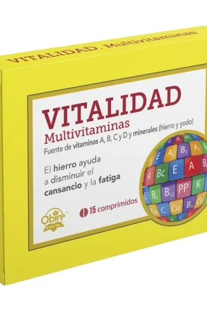 multivitamin vitality 15 tablets of 535mg Obire Must Have