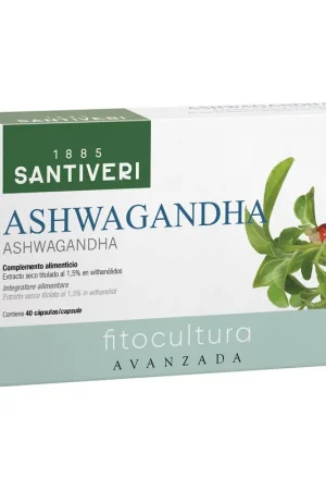 Popular Plants fit ashwagandha capsules 40 capsules Santiveri
