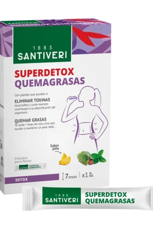 Fast Shipping fat burning super detox 7 sticks of 20ml Santiveri
