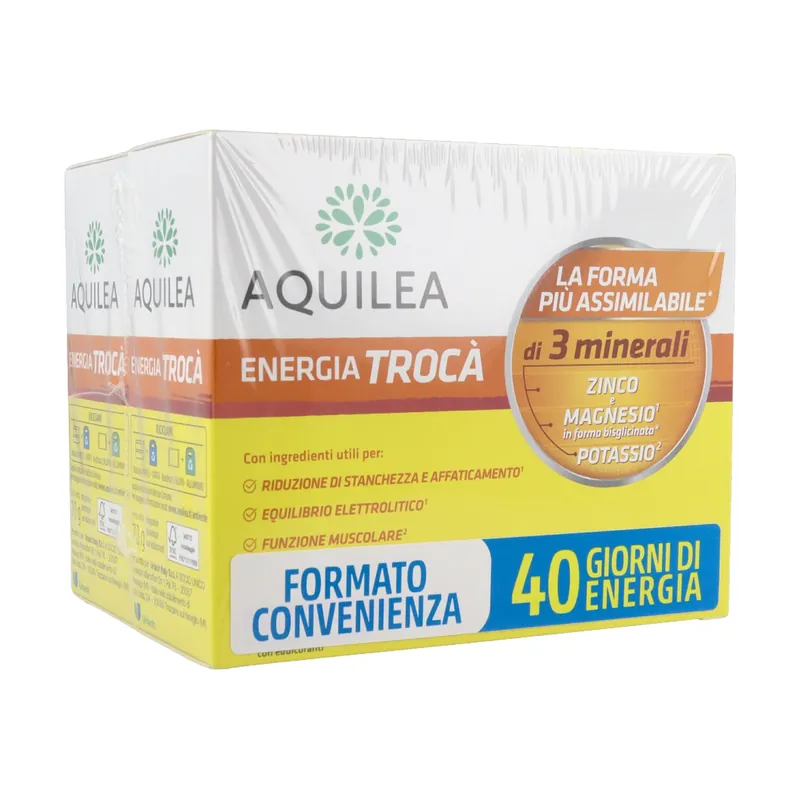 Special Offer Aquilea energy trocà bipack 2 units of 20 sachets Aquilea