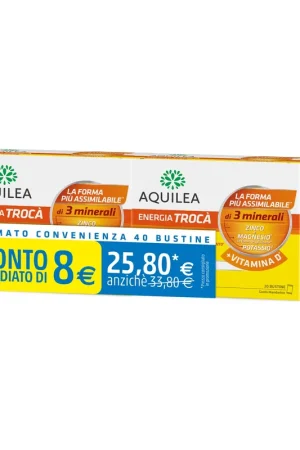 Yarrow energy trocà + Vitamin D 2 units of 20 bustines Aquilea Don't Miss Out