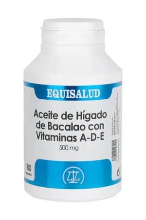 Trending Cod liver oil with vitamin adye 180 capsules Equisalud