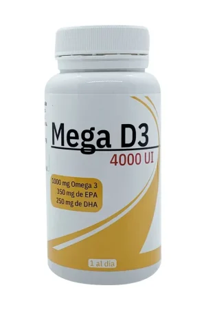 Price Drop Mega D3 4000UI 60 softgels Espadiet
