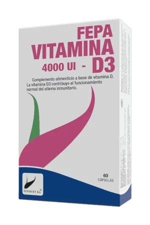 Factory Price Fepa-vitamin D3 4000UI 60 capsules of 546mg Fepa