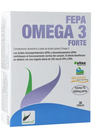 Crafted Fepa omega 3 forte 30 softgels of 1410mg Fepa