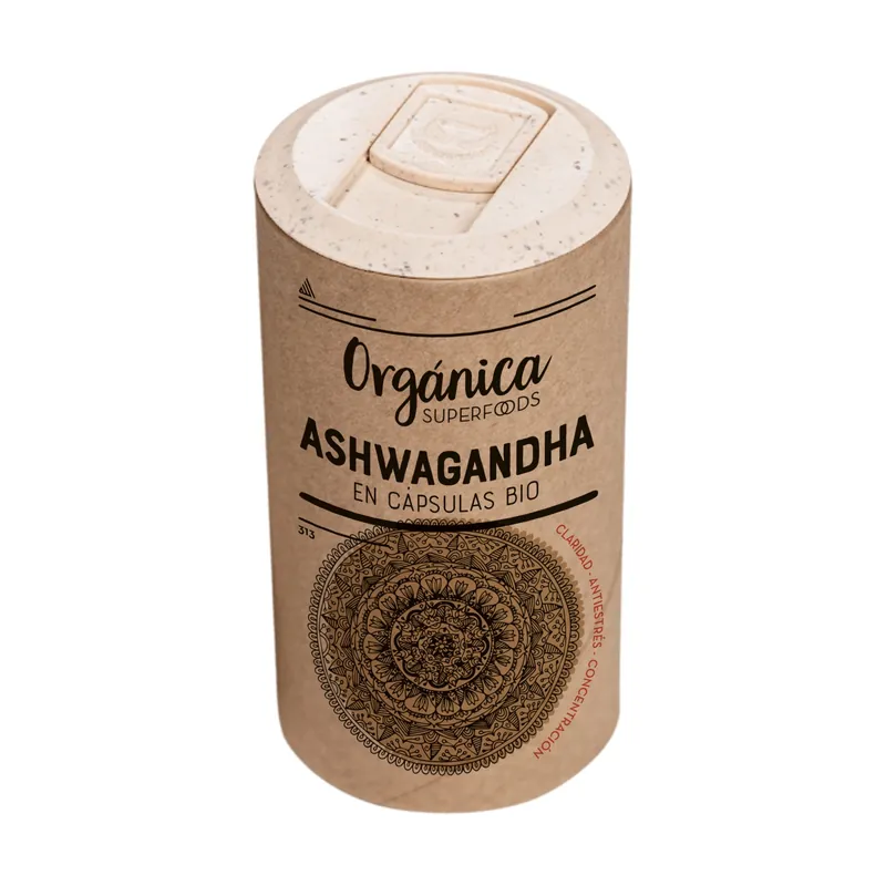 Ashwagandha 90 capsules Orgánica Superfoods Time-Limited