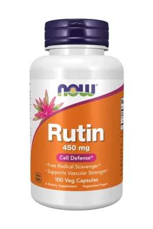 rutin 450mg 100 capsules NOW Foods Genuine