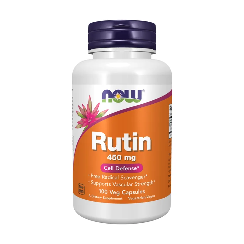 rutin 450mg 100 capsules NOW Foods Genuine