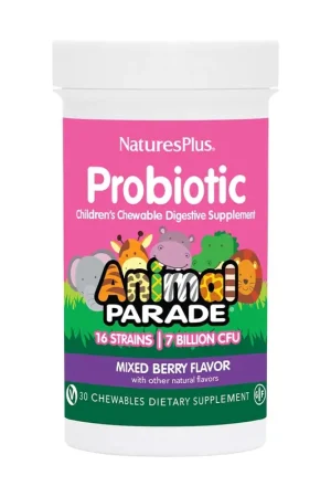 animal parade probiotic 30 tablets Natures Plus High Quality