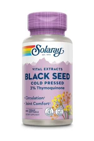 Black seed (Black Cumin) 60 capsules Solaray In Demand