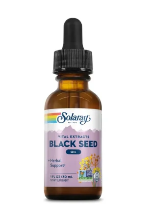Black seed oil (Black Cumin) 30 ml of oil Solaray Express Delivery