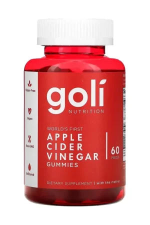 Secure Checkout Apple Cider Vinegar Gummies 60 Jelly beans of 500mg Goli Nutrition