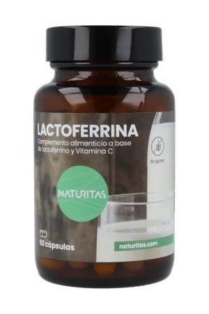 Lactoferrin with vitamin C 60 capsules of 200mg Essentials Hassle-Free Returns