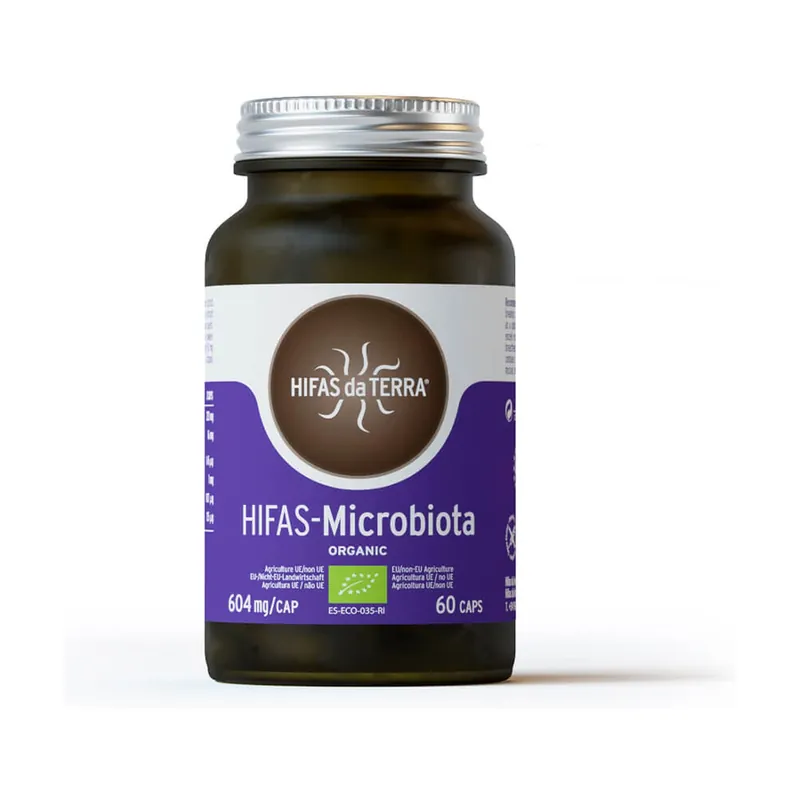 Certified hyphae microbiota 60 vegetable capsules of 604mg Hifas da Terra