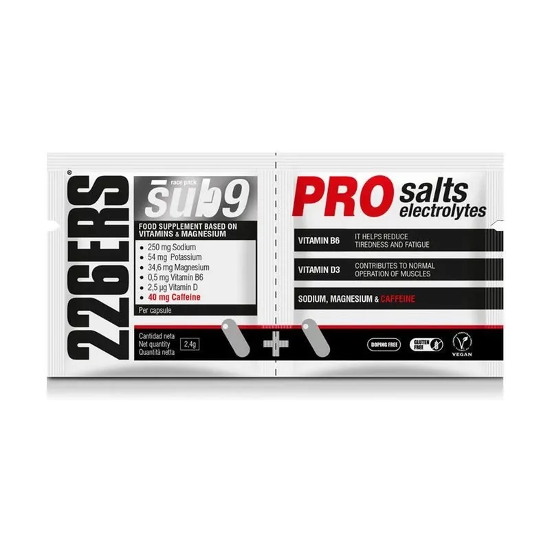 Order Now Sub-9 Pro Duplo of Salts and Electrolytes with Caffeine 2 capsules 226ERS
