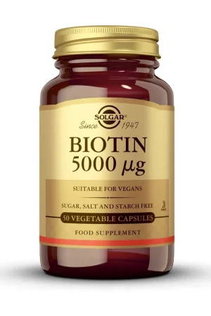 Special Offer Biotin 5000 μg 100 capsules Solgar