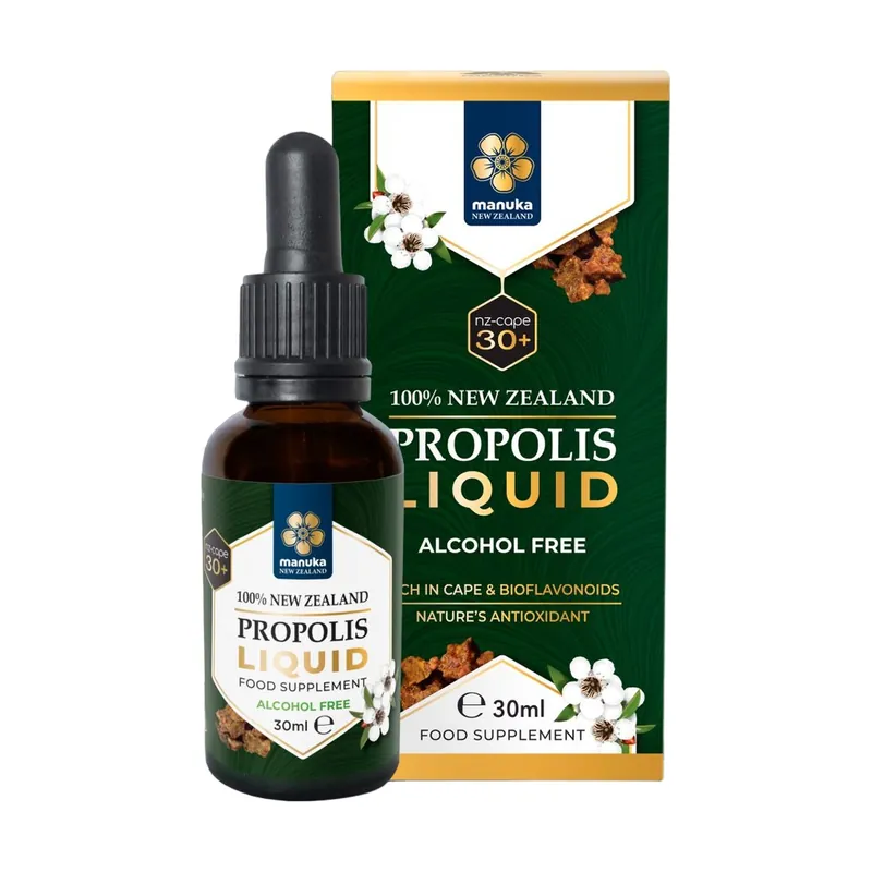 Today Only Propolis liquid extract nz cape 30+ (alcohol-free) 30 ml Manuka New Zealand