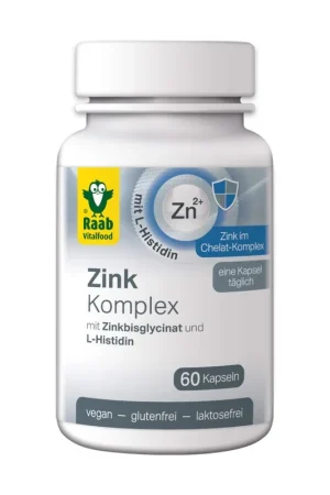 Zinc complex 500mg 60 capsules Raab One Day Deal