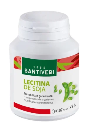 Certified Soy lecithin bottle 107 softgels Santiveri